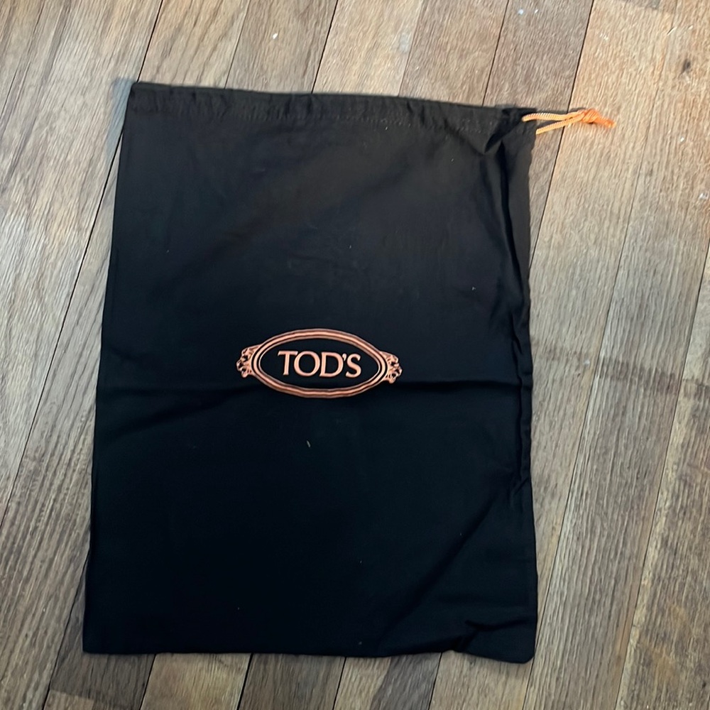 Tod's brown Dust Cinch Storage bag 11 x 14.5 inches